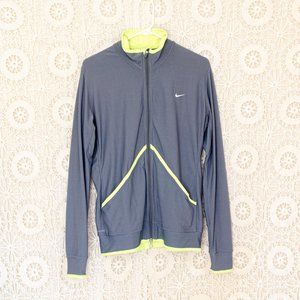 Nike Dri-fit zip up Grey women sweatshirt